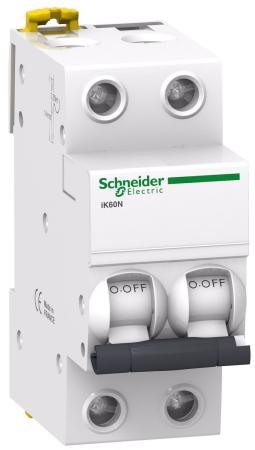 

Автоматический выключатель Schneider Electric iC60N 2П 6A C A9F79206