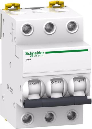 Автоматический выключатель Schneider Electric iC60N 3П 50A C A9F79350