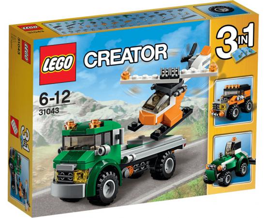 Конструктор Lego Creator: Перевозчик вертолета 124 элемента 31043