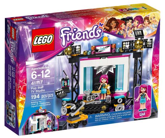 Конструктор Lego Friends: Поп-звезда - телестудия 194 элемента 41117