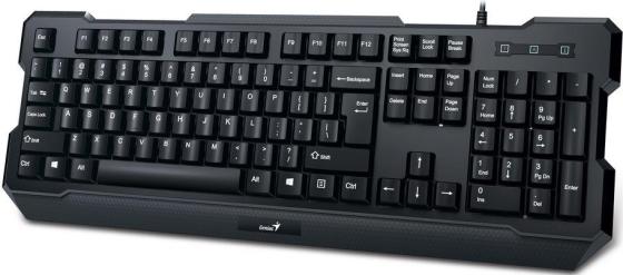 Клавиатура проводная Genius KB-210 USB черный