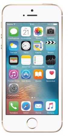 Смартфон Apple iPhone SE золотистый 4" 16 Гб NFC LTE Wi-Fi GPS 3G MLXM2RU/A