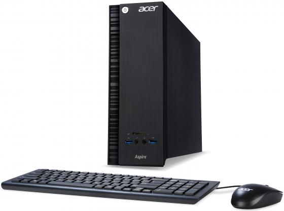 Системный блок Acer Aspire XC-705 i3-4170 3.7GHz 4Gb 1Tb R5 310-2Gb DVD-RW Win10 клавиатура мышь черный DT.SXMER.002