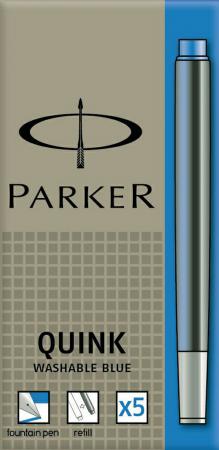 Картридж Parker Quink Ink Z11 для перьевых ручек чернила синие 5шт S0116210