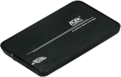 Внешний контейнер для HDD 2.5" SATA AgeStar 31UB2A8 USB3.1 черный