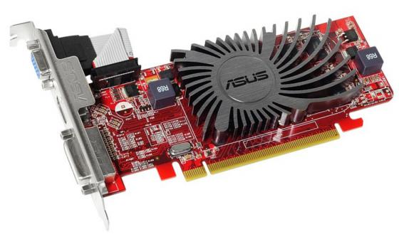 Видеокарта 1024Mb ASUS Radeon HD 5450 PCI-E 64bit GDDR3 HDMI CRT HDCP HD5450-SL-1GD3-BRK-V2 Retail