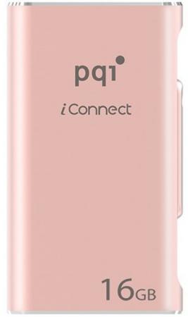 Флешка USB 16Gb PQI iConnect розовый 6I01-016GR4001