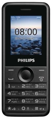 Мобильный телефон Philips E103 черный 1.77"