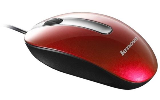 Мышь Lenovo M3803 красный USB 888013577