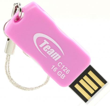 Флешка USB 16Gb Team C126 розовый TC12616GK01