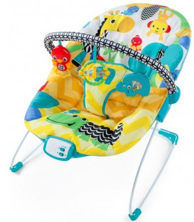 Кресло-качалка Bright Starts Солнечное сафари пластик с рождения музыкальная разноцветный