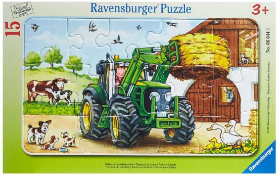 Пазл 15 элементов Ravensburger Трактор на ферме 06044