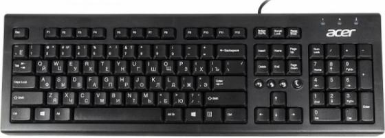 Клавиатура проводная Acer DP.PR1EE.02T PS/2 черный
