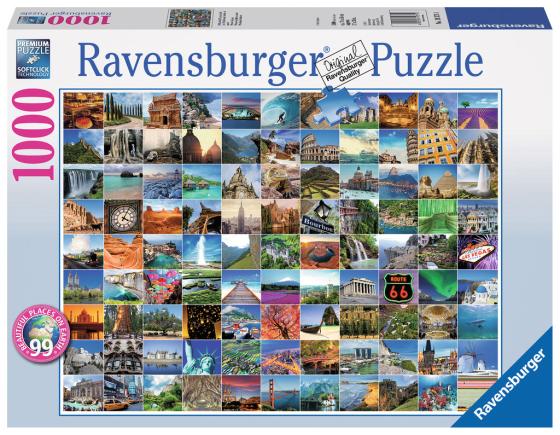 

Пазл 1000 элементов Ravensburger 99 красивейших мест на Земле