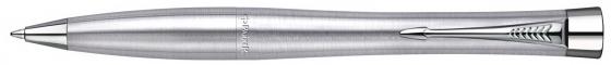 Шариковая ручка поворотная Parker Urban K200 Metro Metallic Mblue синий S0767120