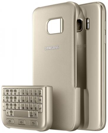 Чехол-клавиатура Samsung для Samsung Galaxy S7 Keyboard Cover золотистый EJ-CG930UFEGRU