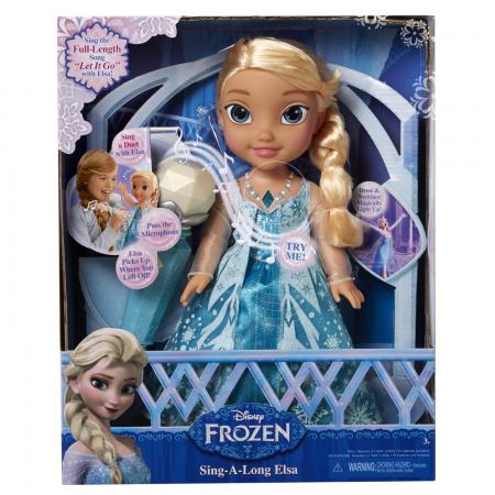 Кукла Disney Эльза с микрофоном "Холодное сердце" 30 см музыкальная 310780