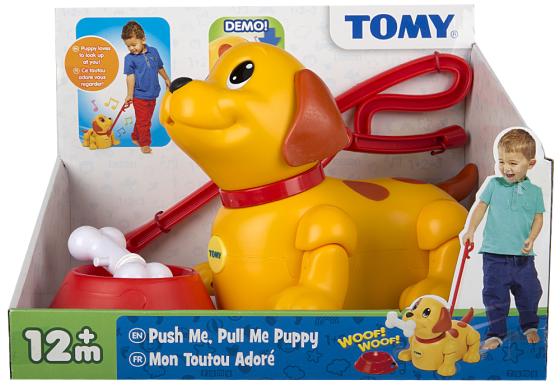 Интерактивная игрушка Tomy Погуляй со мной - Щенок от 1 года желтый ТО72376