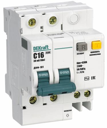 Выключатель дифференциального тока Schneider Electric 2П 16A 30мА AC 15003DEK