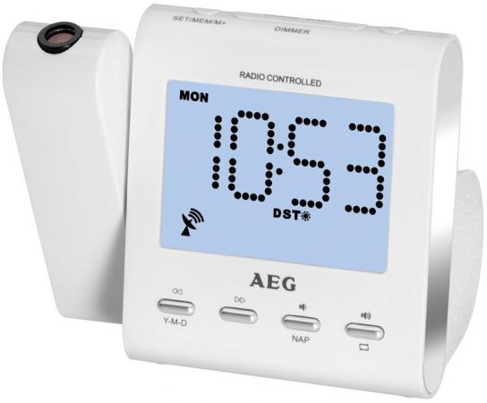 Часы с радиоприёмником AEG MRC 4122 F белый