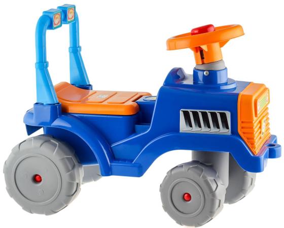 Каталка-трактор R-Toys ОР931 пластик от 1 года синий