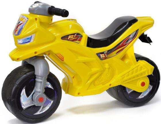 Каталка-беговел двухколёсный RT Мотоцикл Racer RZ 1 желтый ОР501