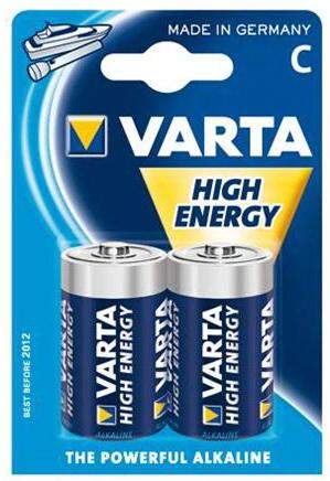 Батарейки Varta High Energy C LR14 LR14 2 шт