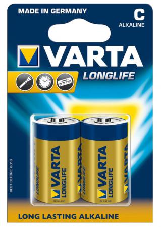 Батарейки Varta Longlife C LR14 2 шт