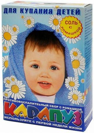Соль для ванны Карапуз ромашка 500 гр детская