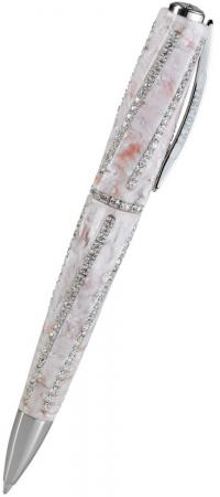 Шариковая ручка поворотная Visconti Divina Royale черный F кристаллы Сваровски VS-375-98