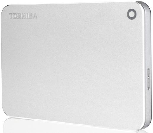 Внешний жесткий диск 2.5" USB 3.0 1Tb Toshiba Canvio Premium серебристый HDTW110EC3AA