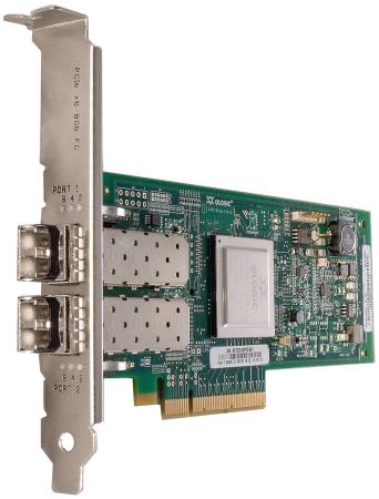 Адаптер Dell QLogic QLE2562 Dual Port 8Gbps Fibre Channel PCIe HBA Card Full Height 406-10695