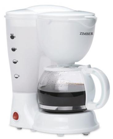Кофеварка Zimber ZM-11009 600 Вт белый