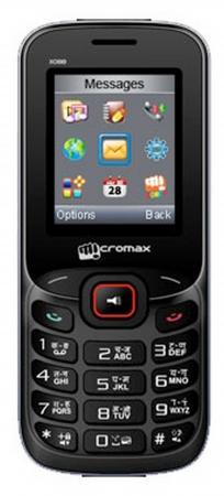 Мобильный телефон Micromax X088 черный красный 1.8"