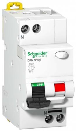 Дифференциальный автомат Schneider Electric DPN N VIGI 6КА 40A C 30МA AC A9N19669