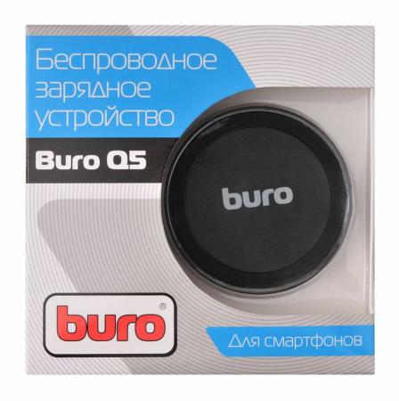 Беспроводное зарядное устройство BURO Q5 1A microUSB черный