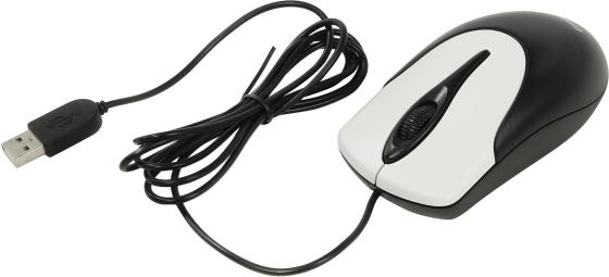 Мышь проводная Genius NetScroll 100 v2 чёрный серебристый USB