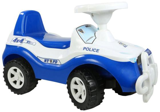 Каталка-машинка Rich Toys Джипик POLICE пластик от 8 месяцев с клаксоном ОР105 бело-синяя