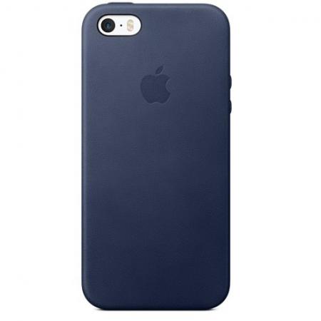 Накладка Apple Leather Case для iPhone 5 iPhone 5S iPhone SE голубой MMHG2ZM\\A
