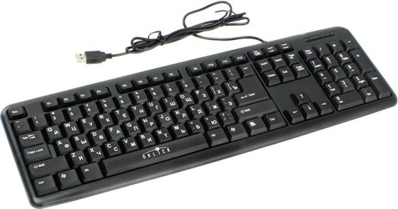 Клавиатура проводная Oklick 180M USB черный