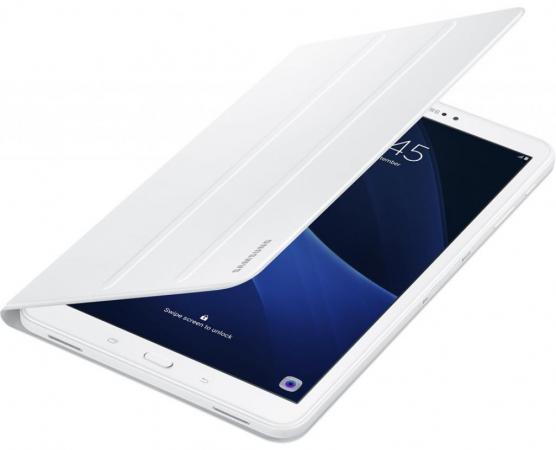 Чехол Samsung для Samsung Galaxy Tab A 10.1" Book Cover полиуретан/поликарбонат белый EF-BT580PWEGRU