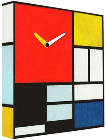 Часы настенные FotonioBox Мондриан PB-035-35 разноцветный
