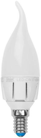 Лампа светодиодная свеча Uniel Palazzo Dimmable E14 6W 4500K LED-CW37-6W/NW/E14/FR/DIM