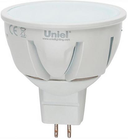 Лампа светодиодная полусфера Uniel 07913 GU5.3 7W 4500K LED-JCDR-7W/NW/GU5.3/FR ALP01WH