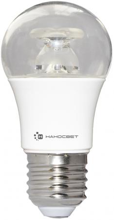 Лампа светодиодная груша Наносвет E27 7.5W 2700K LC-P45CL-7.5/E27/827 L210