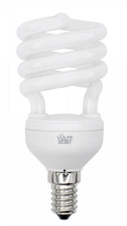 Лампа энергосберегающая спираль Volpe 01696 E14 15W 6400K CFL-S T2 220-240V 15W E14 6400K