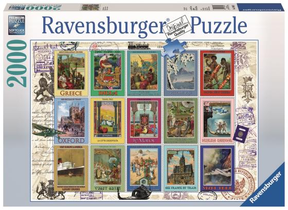 Пазл 2000 элементов Ravensburger "Коллекция марок"