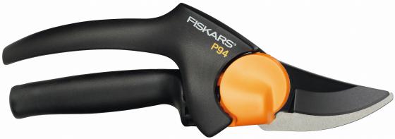 Секатор плоскостной Fiskars PowerGear P94 черный/оранжевый 111540