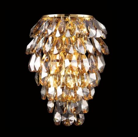 Настенный светильник Crystal Lux Charme AP2+2 LED Gold/Amber