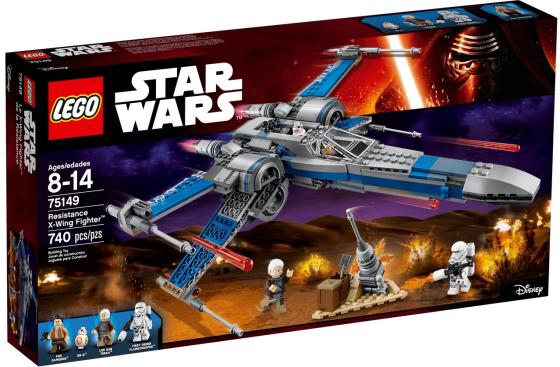 Конструктор Lego Star Wars Истребитель Сопротивления типа Икс 740 элементов 75149
